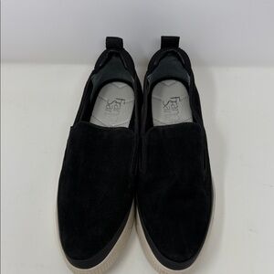 Franco Sarto Women's Black Suede Loafers